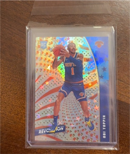 2020-21 Panini Revolution #110 Obi Toppin Rookie — front
