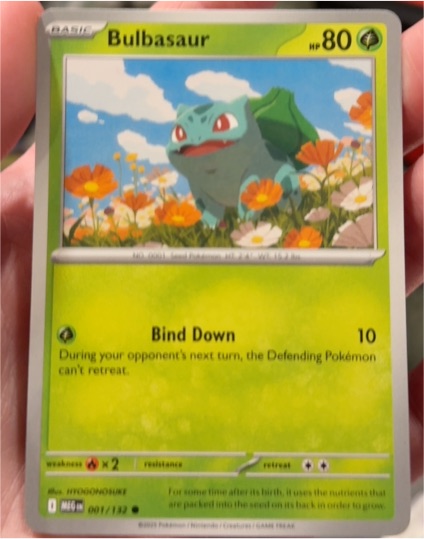 2026 Pokemon TCG ME01 #001 Bulbasaur — front