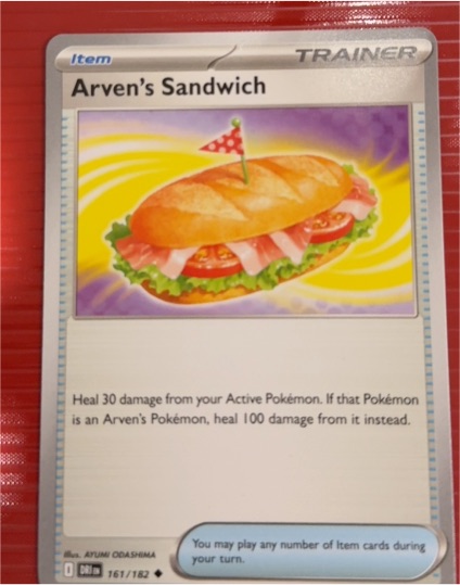 2025 Pokémon #161 Arven's Sandwich — front