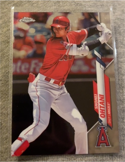 2020 Topps Chrome #21 Shohei Ohtani — front