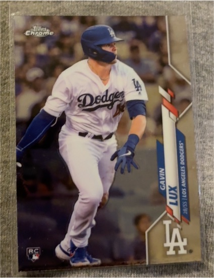 2020 Topps Chrome #148 Gavin Lux — front