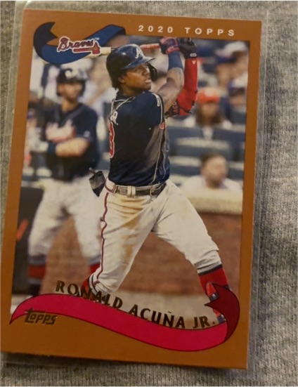 2020 Topps Archives #241 Ronald Acuña Jr. — front