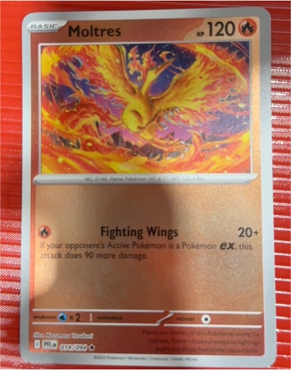 2025 Pokémon ME02 #014 Moltres — front