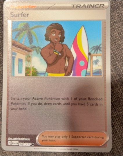 2023 Pokémon Ascended Heroes #200 Surfer — front