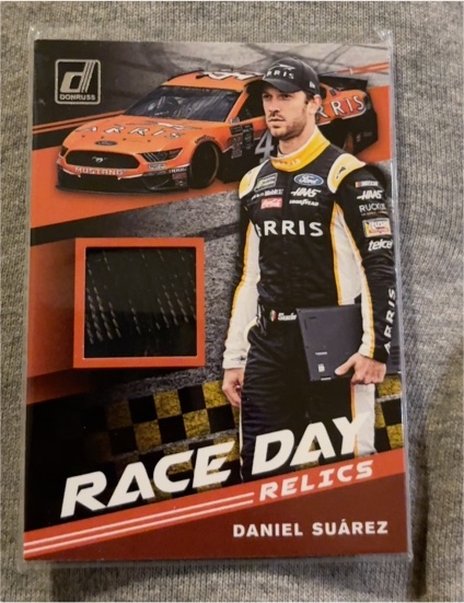 2020 Panini Donruss NASCAR Race Day Relics #RD-DS Daniel Suarez — front