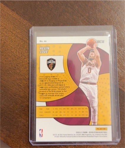 2020-21 Panini Revolution Basketball #46 Kevin Love — front