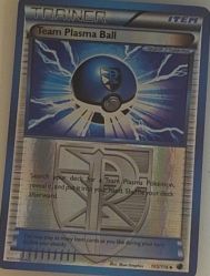 2013 Pokémon Black & White Plasma Freeze #105 Team Plasma Ball — front