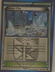 2012 Pokémon Black & White Plasma Freeze #100 Frozen City — front