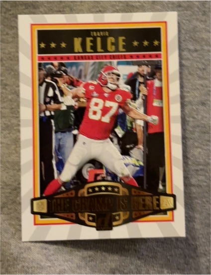 2020 Panini Donruss #CH-TK Travis Kelce The Champ is Here — front