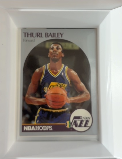 1990 NBA Hoops #285 Thurl Bailey — front