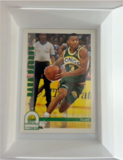 1992-93 NBA Hoops #212 Dana Barros — front