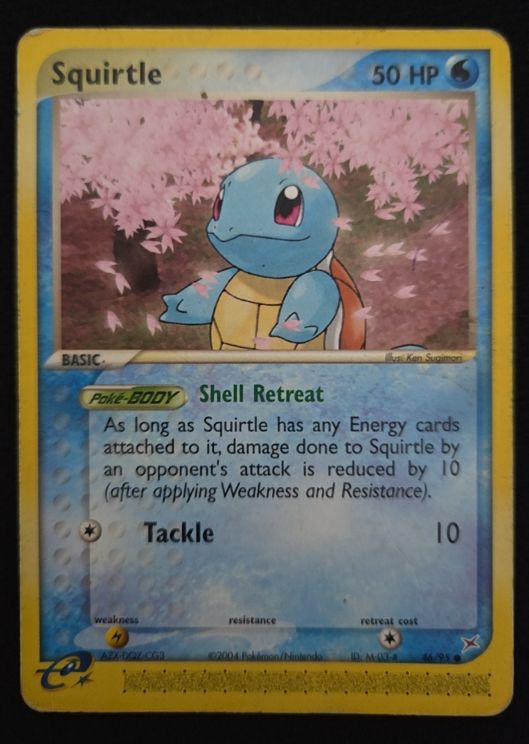 2004 Team Magma vs Team Aqua #46 Squirtle — front