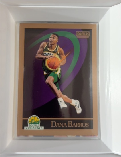 1990-91 SkyBox #263 Dana Barros — front