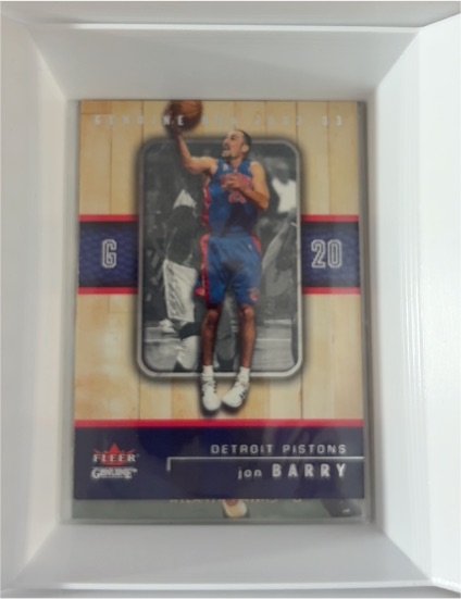 2002-03 Fleer Genuine #97 Jon Barry — front