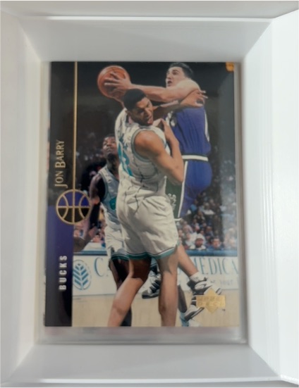 1994-95 Upper Deck #147 Jon Barry Milwaukee Bucks — front