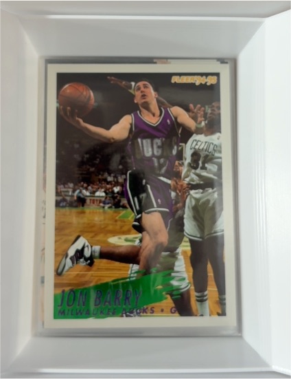 1994-95 Fleer #124 Jon Barry Milwaukee Bucks — front