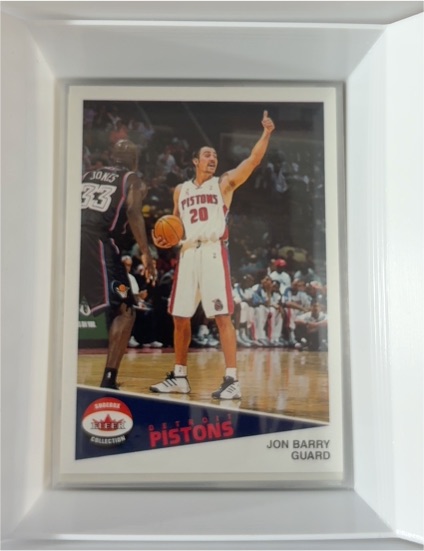 2001 Fleer Shoebox #16 Jon Barry — front