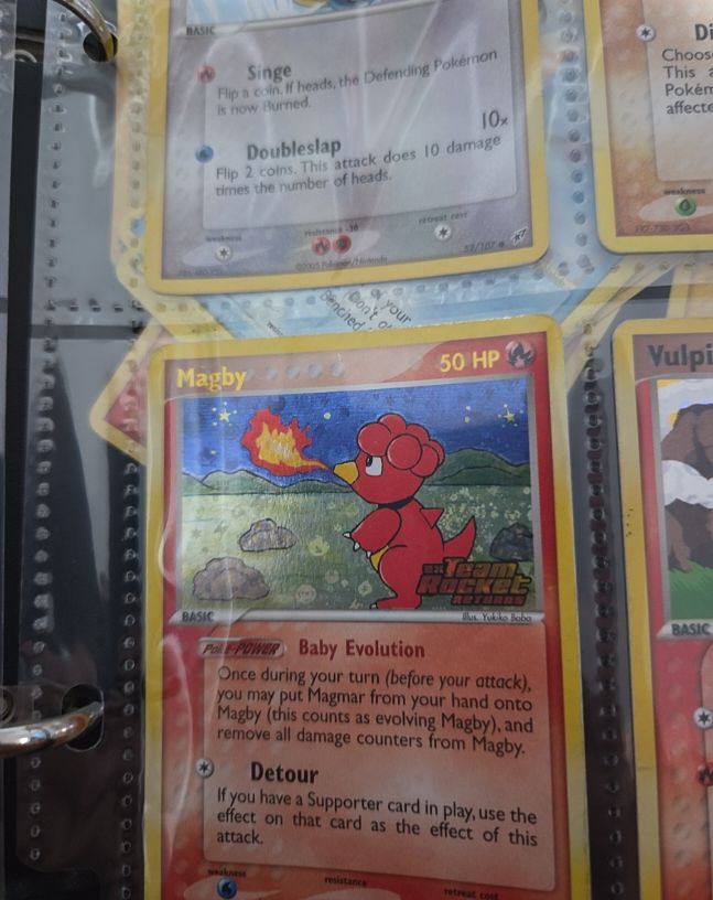 2003 Pokémon Expedition #17 Magby — front