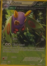 2014 Pokémon XY Roaring Skies #8 Dustox — front
