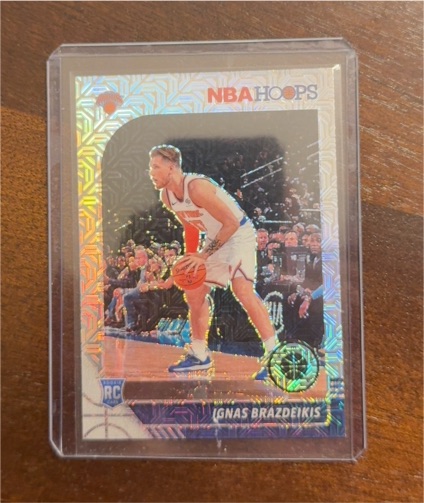 2019-20 Panini Hoops Premium Stock #235 Ignas Brazdeikis — front