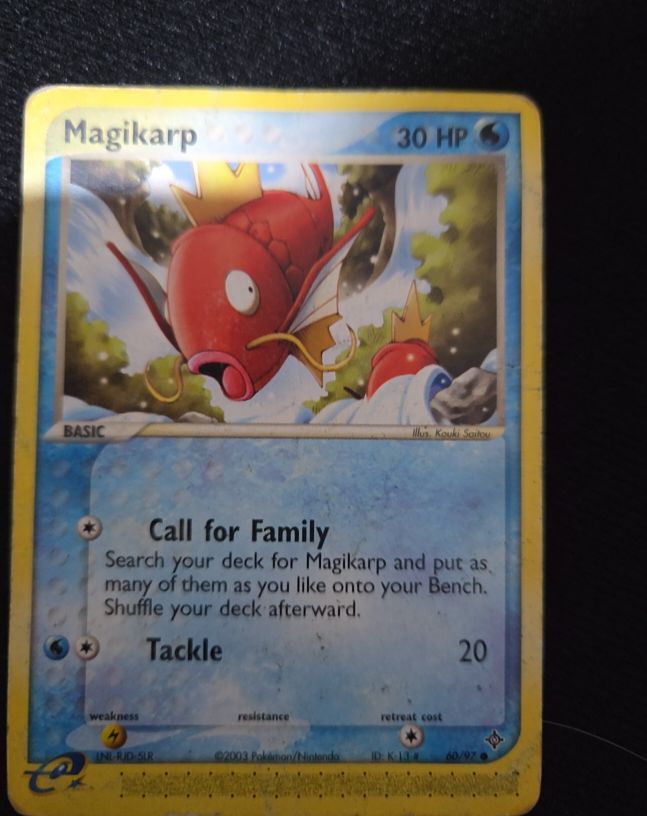 2003 Pokémon EX Dragon #60 Magikarp — front