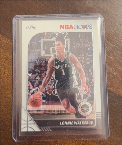 2019-20 Panini NBA Hoops Premium Stock #175 Lonnie Walker IV — front