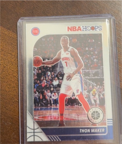2019-20 Panini NBA Hoops Premium Stock #58 Thon Maker — front