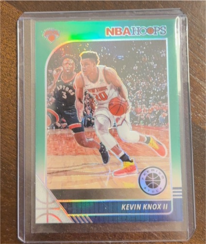 2019-20 Panini NBA Hoops Premium Stock #123 Kevin Knox II — front