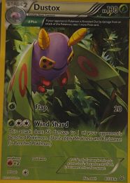 2015 Pokémon XY Roaring Skies #8 Dustox — front