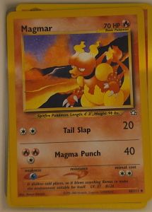 2000 Pokemon Neo Genesis #40 Magmar — front