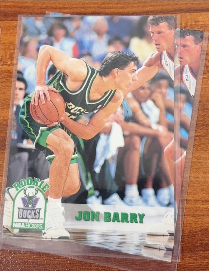 1993-94 NBA Hoops #120 Jon Barry — front