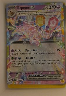 2014 Pokémon TCG Prismatic Evolutions #034 Espeon EX — front