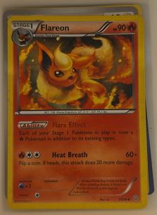 2015 Pokémon XY Ancient Origins #13 Flareon — front