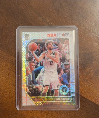 2019-20 Panini Hoops Premium Stock #14 Joe Harris Silver Laser Prizm — front