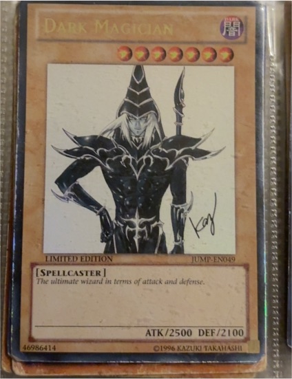 1996 Yu-Gi-Oh! JUMP-EN049 Dark Magician — front