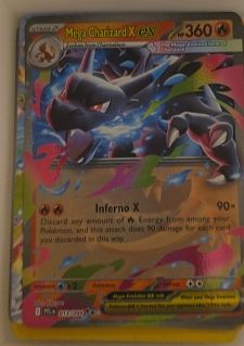 2025 Pokémon ME Phantasmal Flames #013 Mega Charizard X ex — front