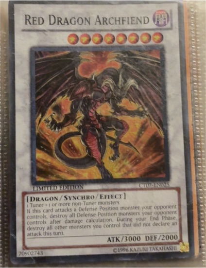 2010 Yu-Gi-Oh! CT07-EN025 Red Dragon Archfiend — front