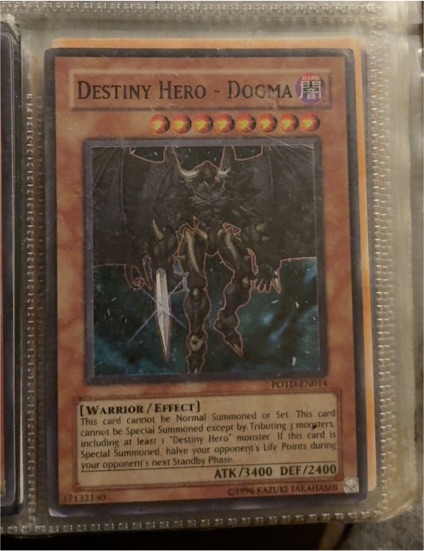 2006 Yugioh Destiny Hero - Dogma POTD-EN014 — front