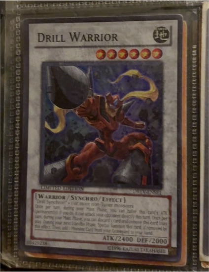 2009 Yu-Gi-Oh! Duelist Revolution #DREV-ENSE1 Drill Warrior — front