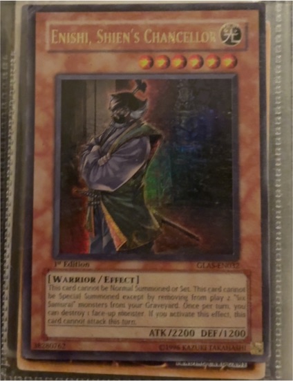 Yu-Gi-Oh! Gladiator's Assault #GLAS-EN032 Enishi, Shien's Chancellor — front