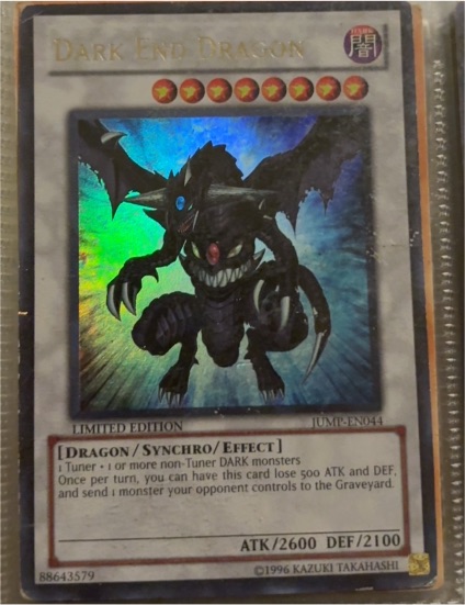 Yu-Gi-Oh! Dark End Dragon JUMP-EN044 — front