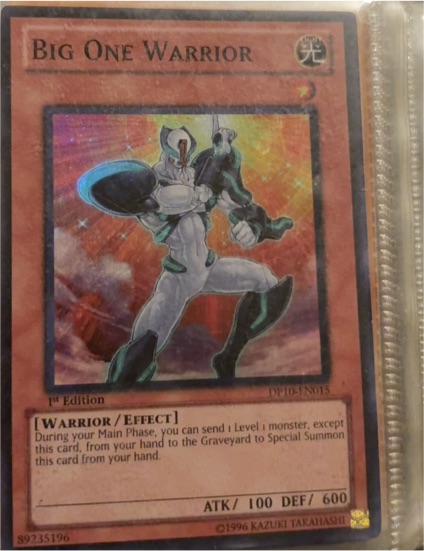 Yu-Gi-Oh! DP10-EN015 Big One Warrior — front