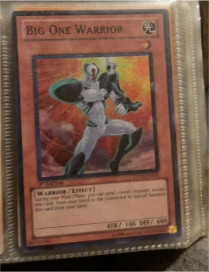 2009 Yu-Gi-Oh! DP10-EN015 Big One Warrior — front