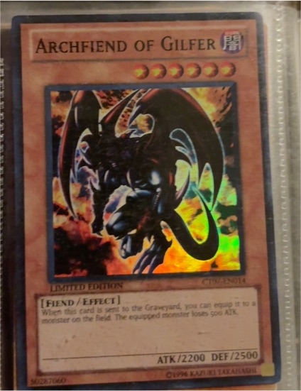 2010 Yu-Gi-Oh! CT07-EN014 Archfiend of Gilfer — front