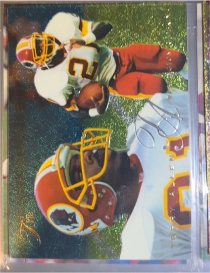 1995 Flair #213 Darrell Green Washington Redskins — front
