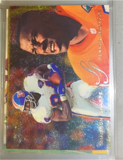1995 Flair #65 Shannon Sharpe Denver Broncos — front