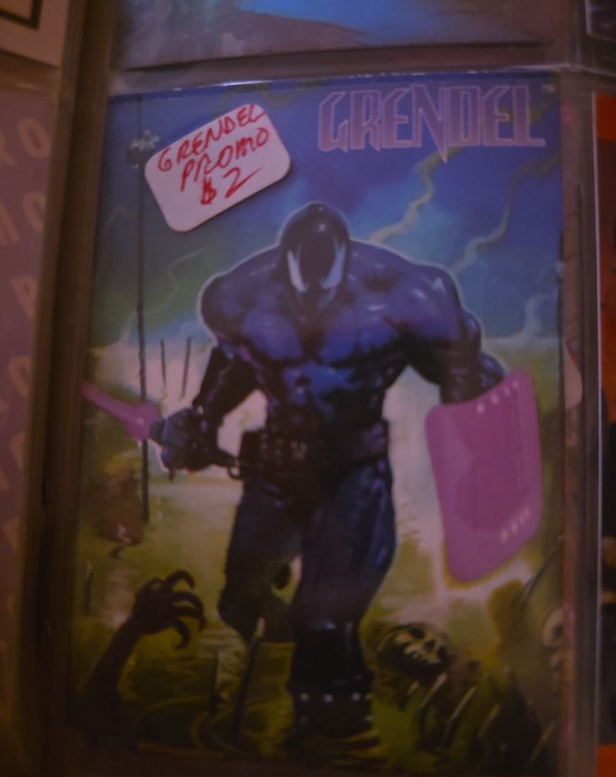 1993 Matt Wagner's GRENDEL Wizard Creator's Portfolio Promo Card #3 — front