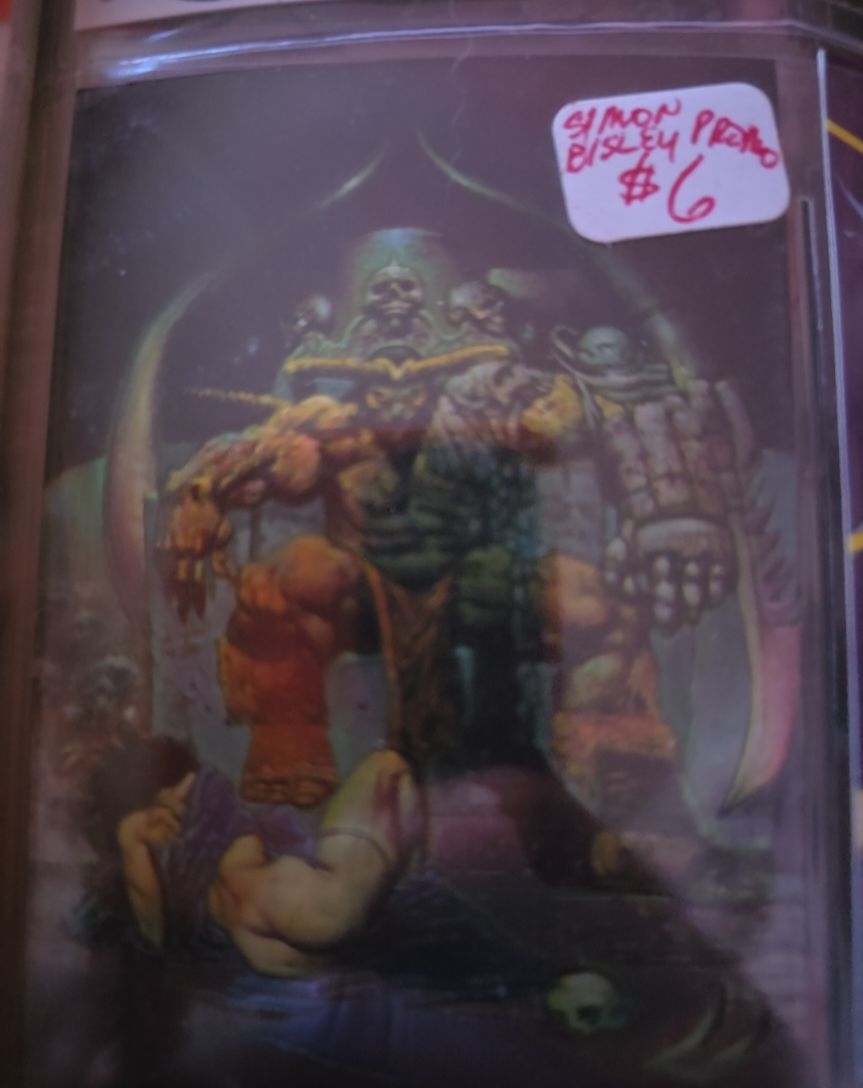 1993 Comic Images Melting Pot All Chromium Promo Simon Bisley — front