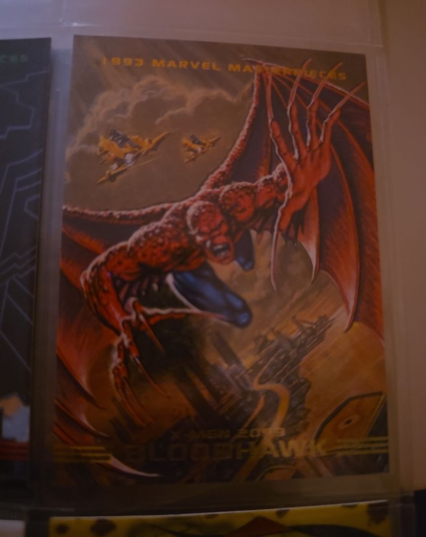 1993 SkyBox Marvel Masterpieces X-Men 2099 #S6 Bloodhawk — front