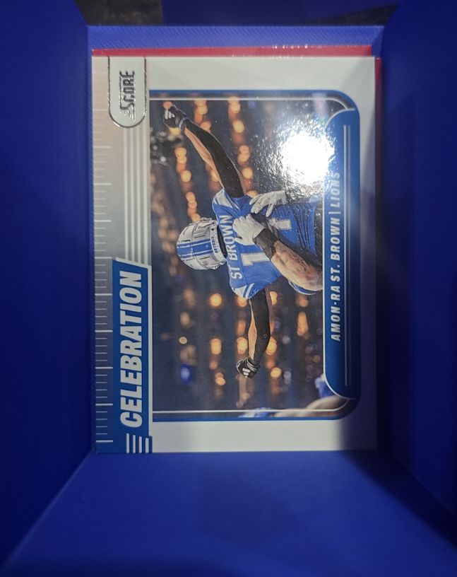 2024 Score #C-ASB Amon-Ra St. Brown Celebration — front